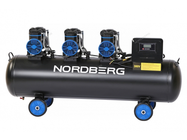 Компрессор безмасляный 380 В, ресивер 170 л, 750 л/мин NCEO170/750 (NORDBERG)