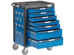 Тележка инструментальная, 7 выдвижных ящиков, синяя T7N(B) (NORDBERG)