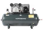 Компрессор поршневой с ременной передачей 380 В, ресивер 270 л, 880 л/мин NCP300/880 (NORDBERG)