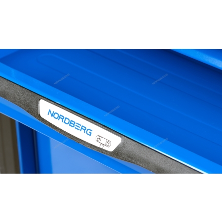 Тележка инструментальная, 5 выдвижных ящиков, с системой защиты от опрокидывания, синяя T5P(B) (NORDBERG)