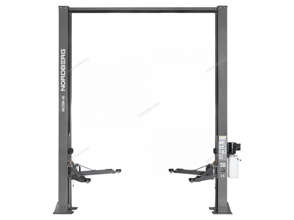 Подъемник авто в гараж двухстоечный 4т с верхней синхронизацией 380в N4120H-4G_3+2_380