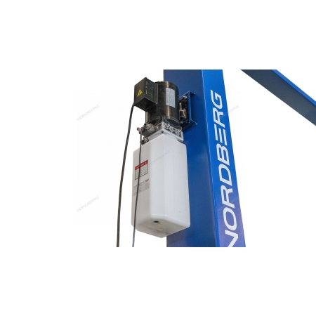 Подъемник для автомобиля двухстоечный 4т электростопора + с верхней синхронизацией 380в N4120HE-4B_3+2_380