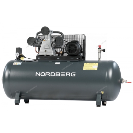Компрессор поршневой с ременной передачей 380 В, ресивер 500 л, 950 л/мин NCP500/950 (NORDBERG)