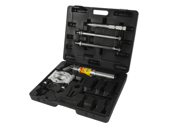 Съемник гидравлический 4т, длина 250, ширина 55/110, поршень 60мм масса 7.6кг в кейсе JTC