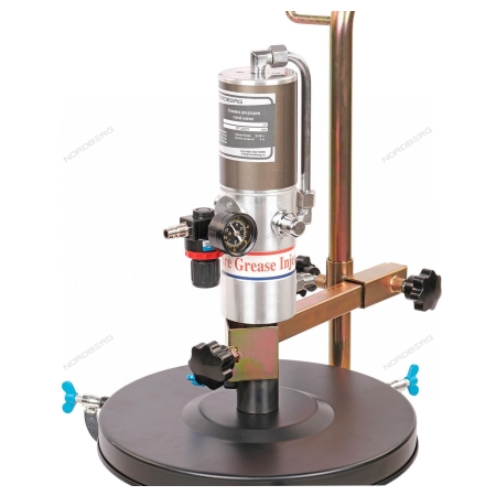 Нагнетатель густой смазки пневматический из бочек 20-60 л с тележкой NO5030