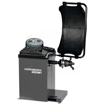 Станок балансировочный с автоматическим вводом 2х параметров, лазером и автостопом (серый) 4523N1(G) (NORDBERG)
