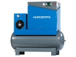 Компрессор винтовой, 7,5 кВт, ресивер 350 л, 10 бар, 900 л/мин, осушитель NCA10RD ( NORDBERG)