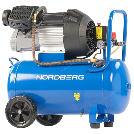 Компрессор поршневой V-образный 220 В, ресивер 50 л, 360 л/мин NCE50/360V (NORDBERG)