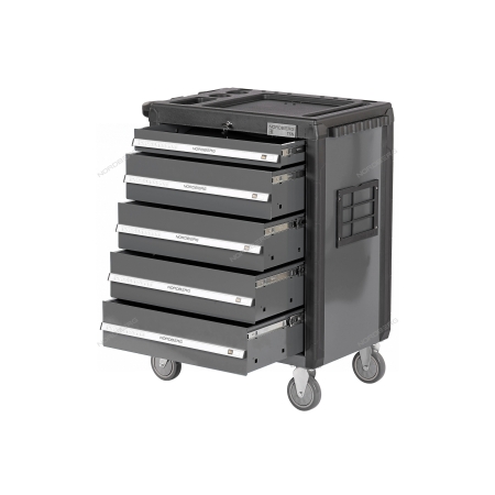 Тележка инструментальная, 5 выдвижных ящиков, серая T5N(G) ( NORDBERG)