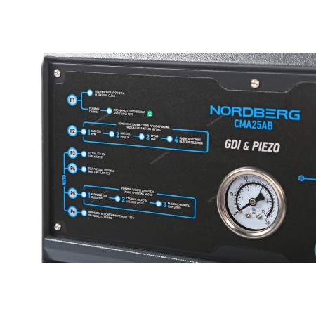 Установка для тестирования и очистки GDI и пьезофорсунок + камера визуального контроля распыла форсунок CMA25AB+CMT1 ( NORDBERG)