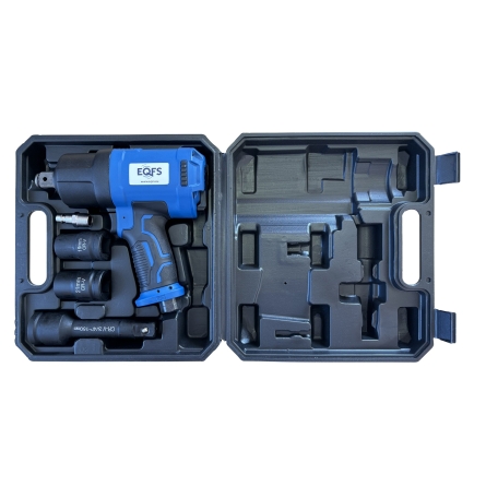 ES-7135K Пневмогайковерт ударный 3/4 + набор головок