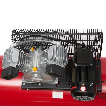 Компрессор ROSSVIK СБ4/С-200.LB30, 420л/мин, 10бар, ресивер 200л, 380В/2,2кВт RAL3001 КРАСНЫЙ