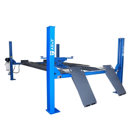 Автомобильный четырехстоечный подъемник  F4.5D-4 AET (380B) для сход-развала