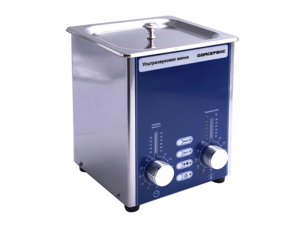 Ультразвуковая ванна с аналоговым управлением, подогревом, дегазацией и модуляцией 2 л ОДА Сервис ODA-DS20