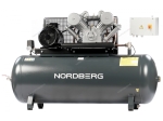 Компрессор поршневой с ременной передачей 380 В, ресивер 500 л, 1400 л/мин NCP500/1400-16 (NORDBERG)