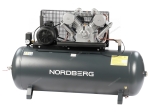 Компрессор поршневой с ременной передачей 380 В, ресивер 500 л, 1400 л/мин NCP500/1400 (NORDBERG)
