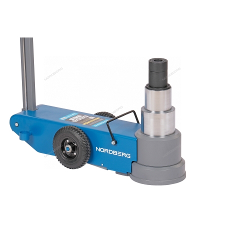 Домкрат пневмогидравлический подкатной двухштоковый, 50/80 т N802 (NORDBERG)