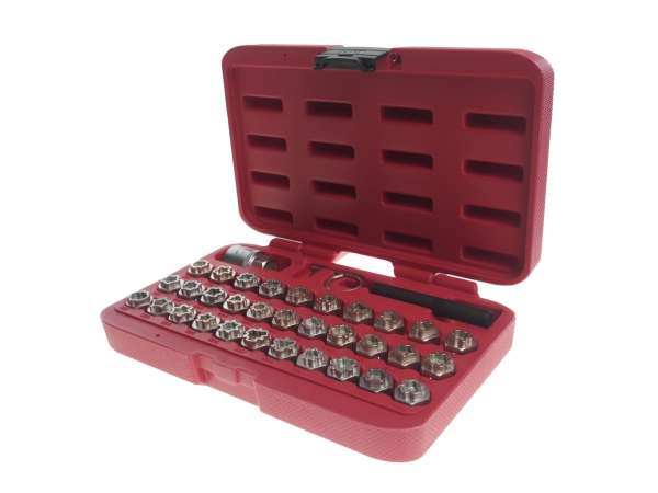 Набор головок для секретных болтов 35 предметов (MERCEDES) JTC