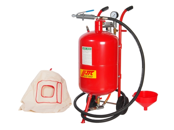 Аппарат пескоструйный 38л шланг 1/2", 250PSI JTC