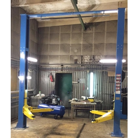 Автомобильный подъемник для автосервиса 4 тонны с верхней синхронизацией + снятие со стопоров с одной колонны TS-1114MR