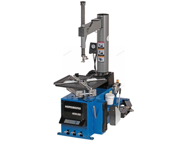 Станок шиномонтажный полуавтомат, односкоростной, стол с накладками, 220 В, синий 4639,5ID(B) 220 (NORDBERG)