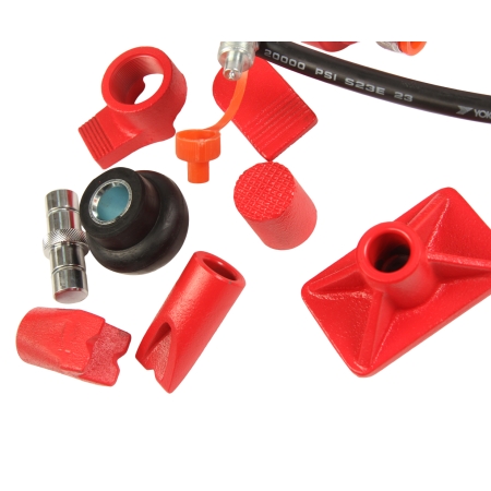 Набор инструментов для кузовных работ гидравлический, усилие 4т, 17 предметов в кейсе JTC