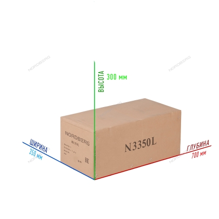 Домкрат пневмогидравлический подкатной, 50 т N3350L (NORDBERG)