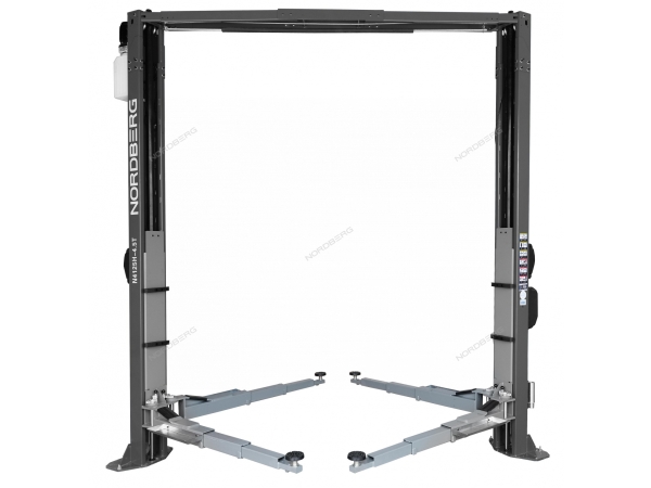 Подъемник автомобильный двухстоечный гидравлический 380в 4,5т электростопора + с верхней синхронизацией N4125H-4,5G (NORDBERG)