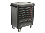 Тележка инструментальная 7 секций с полкой для тары (JTC-5637) JTC