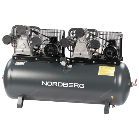 Компрессор поршневой с ременной передачей 380 В, ресивер 500 л, 1900 л/мин  NCP500/1900 (NORDBERG)