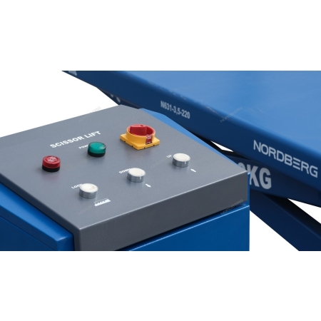 Подъемник ножницы 3,5т мобильный с встроенными адаптерами для SUV 220в N631-3,5B_220