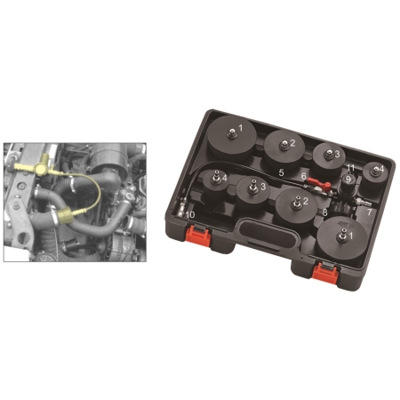 Детектор утечек в турбосистеме (4 пары переходников) JTC