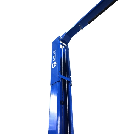 Подъемник для ремонта автомобилей двухстоечный 4т электростопора + с верхней синхронизацией 380в S4D-2E