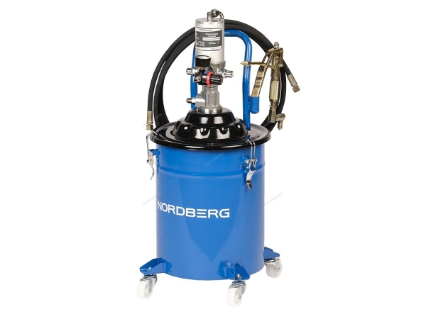 Установка пневматическая для раздачи густой смазки с баком 20 л NO5020 (NORDBERG)