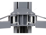 Подъемник автомобильный двухстоечный гидравлический 4,5т  электростопора + с верхней синхронизацией 380в N4124HE-4,5G