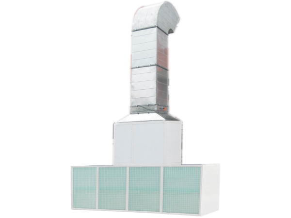 Пост подготовки к окраске Guangli GL411 с диагональным забором воздуха