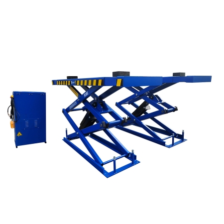 Ножничный автомобильный подъемник 3т напольный 380в F6105