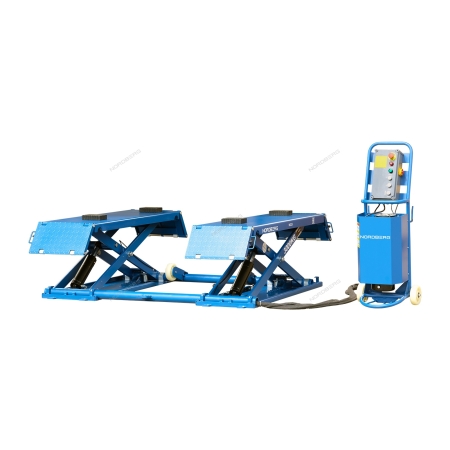 Ножничный подъемник автомобильный 3т напольный 380в N632-3B