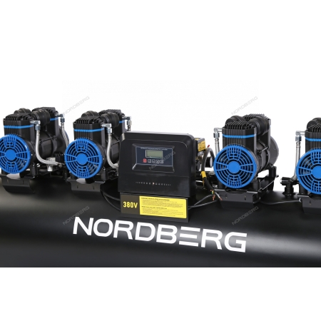 Компрессор безмасляный 380 В, ресивер 200 л, 1000 л/мин NCEO200/1000 (NORDBERG)