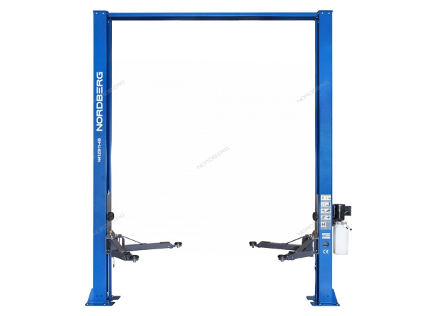 Подъемник машины для гаража двухстоечный 4т верхняя синхронизация 220в N4120H1-4B_3+2_220