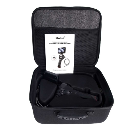 Видеоэндоскоп профессиональный управляемый 4х360°, экран 4.5\", 1Мп, 1280х720, 1м, 4мм зонд, всесторонняя артикуляция iCartool IC-VC104AW