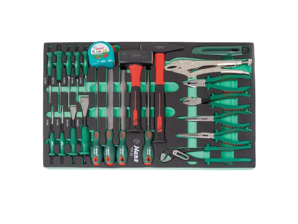 Набор слесарного инструмента Hans в ложементе, TTF-23