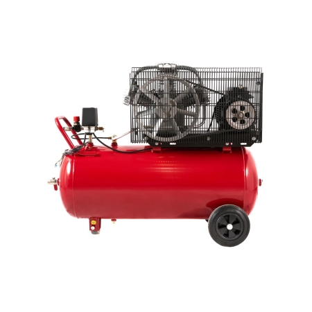 Компрессор ROSSVIK СБ4/С-200.LB40, 580л/мин, 10бар, ресивер 200л, 380В/3кВт RAL3001 КРАСНЫЙ